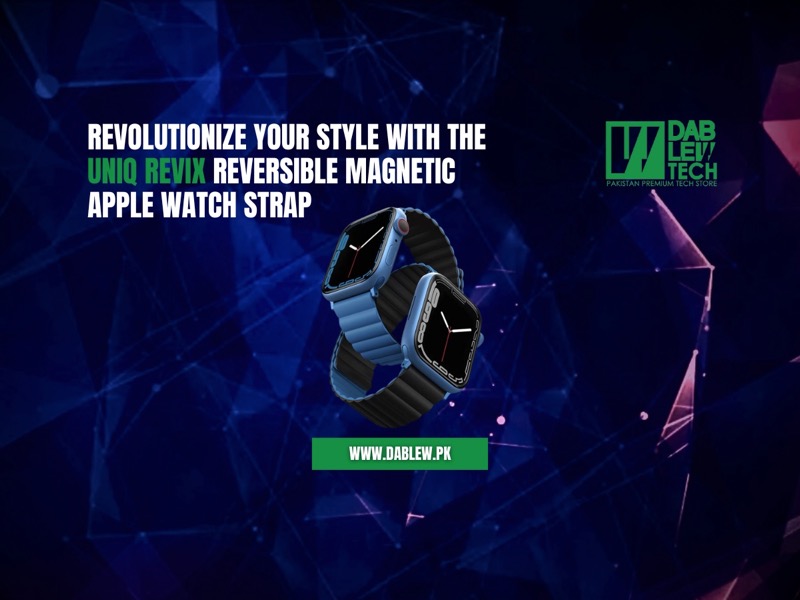 Revolutionize Your Style With The UNIQ REVIX Reversible Magnetic Apple Watch Strap