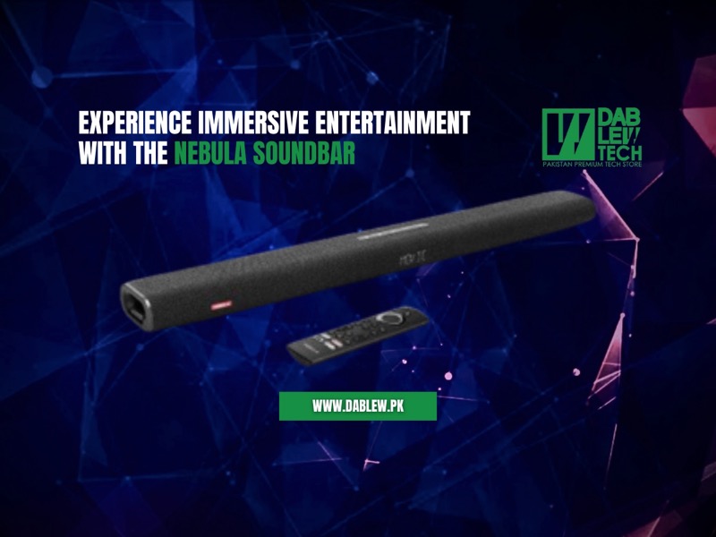 Experience Immersive Entertainment With The Nebula Soundbar