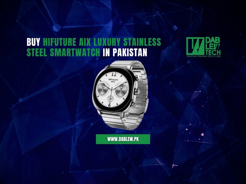 Buy HiFuture Aix Luxury Stainless Steel Smartwatch in Pakistan