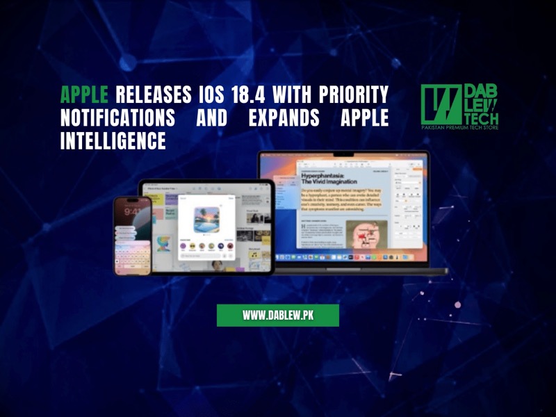 Apple releases iOS 18.4 with Priority Notifications and expands Apple Intelligence