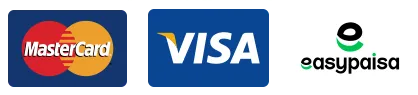 Credit / Debit Cards, Bank Transfer & EasyPaisa