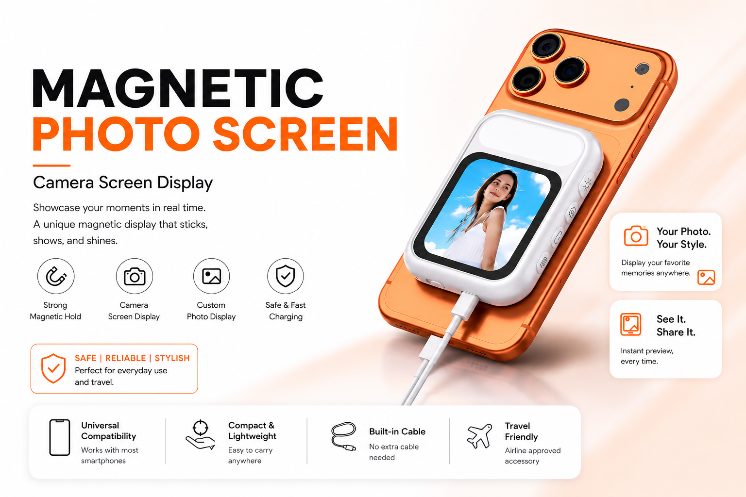 Magnetic Selfie Screen Main Banner