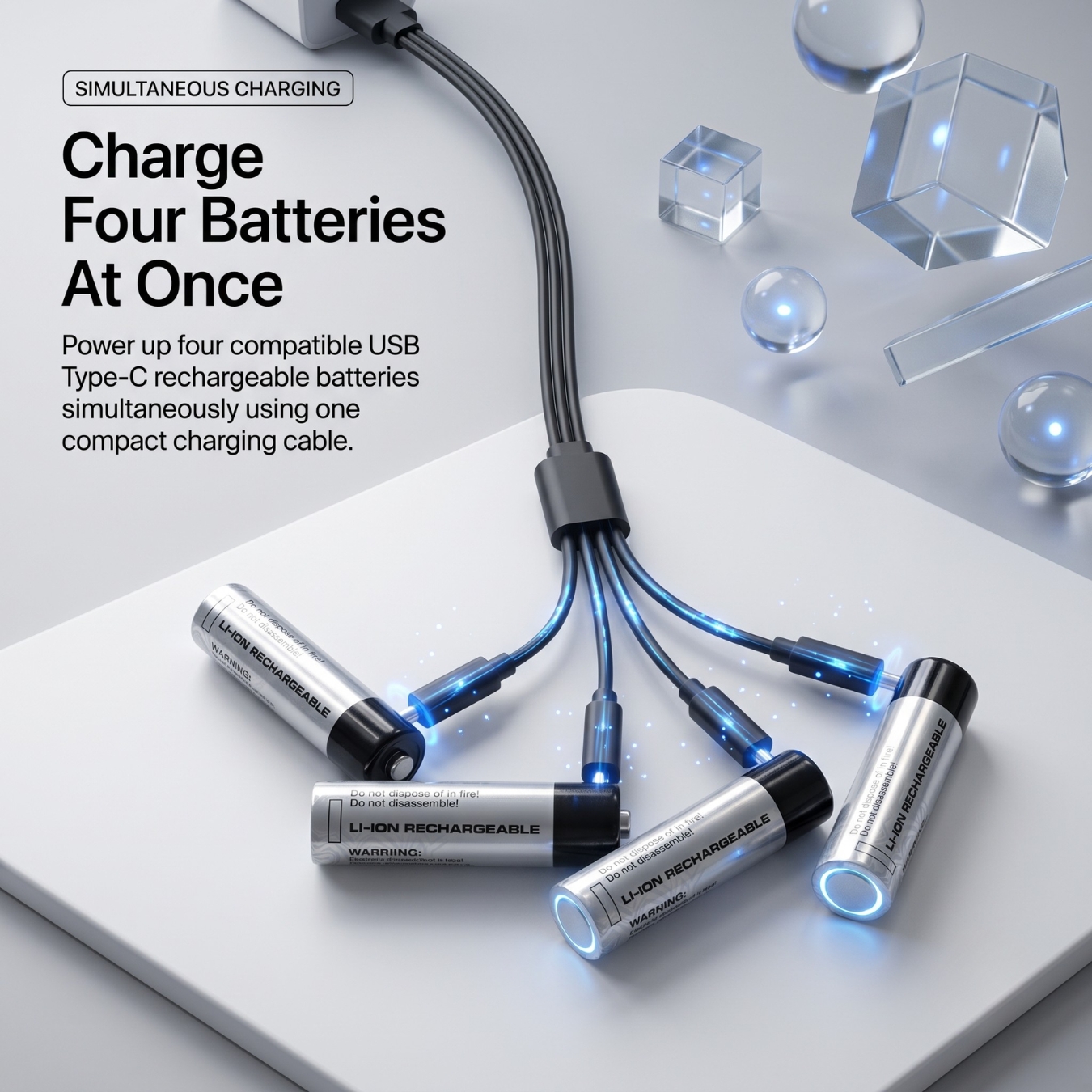 4 USB-C Charging Outputs