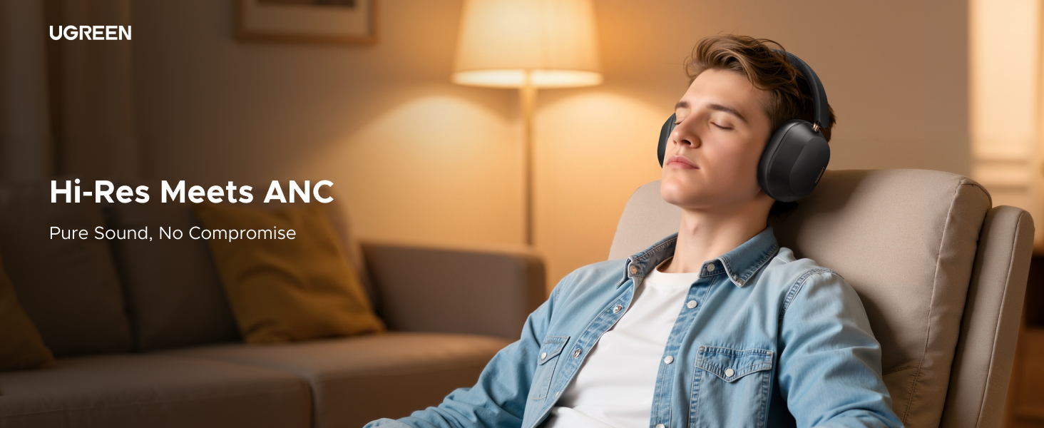UGREEN HiTune MAX 5C Advanced Noise Cancellation Headphones - Feature 1