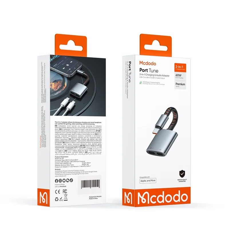 Mcdodo CA-3370 2-in-1 Adapter Hero Image