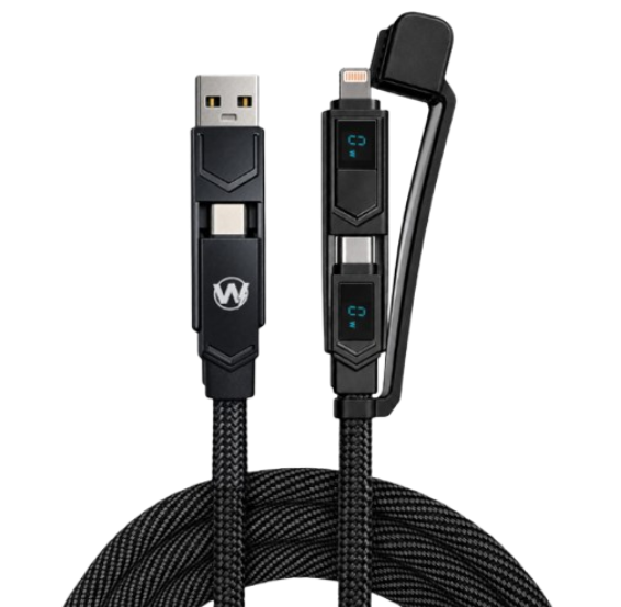 Buy Master V3 100W Dual LED Zinc 4-in-1 Cable by W in Pakistan