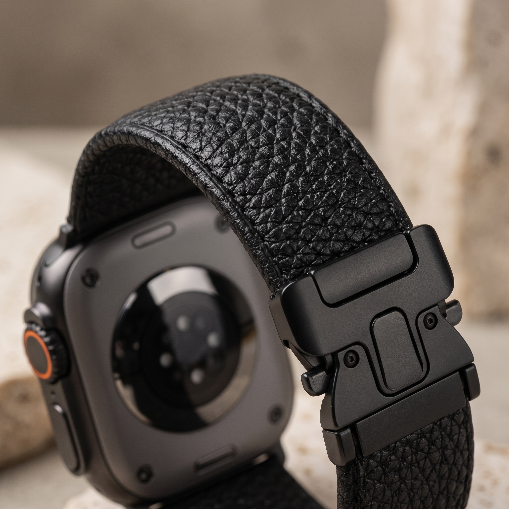 Textured Leather-Style Finish