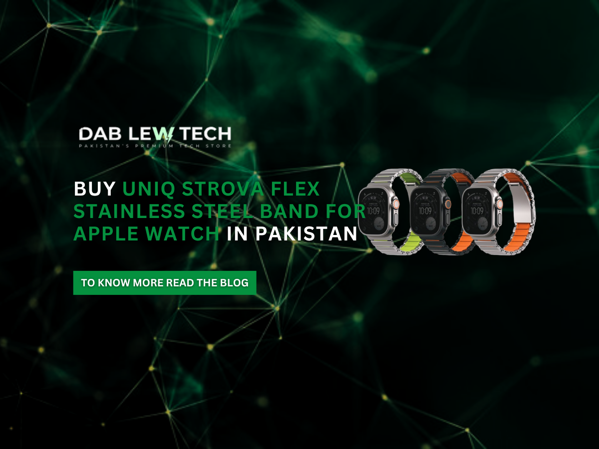 Buy Uniq Strova Flex Stainless Steel Band for Apple Watch in Pakistan
