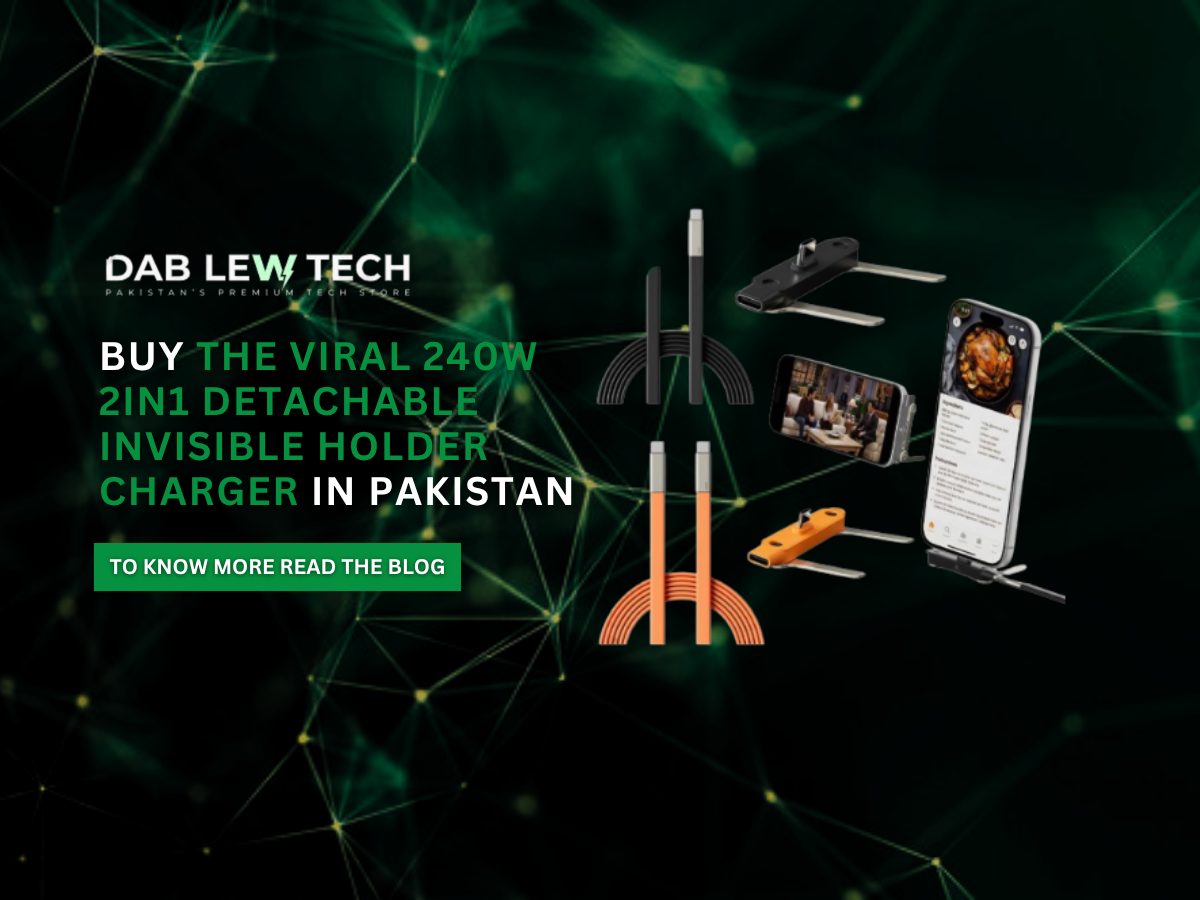 Buy The Viral 240W 2in1 Detachable Invisible Holder Charger in Pakistan
