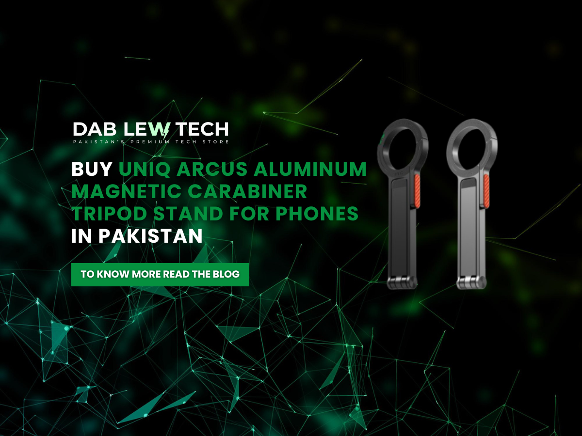 Buy Uniq Arcus Aluminum Magnetic Carabiner Tripod Stand for Phones in Pakistan