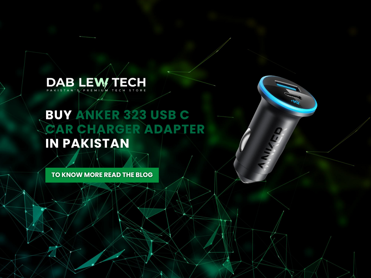 Buy Anker 323 USB C Car Charger Adapter in Pakistan