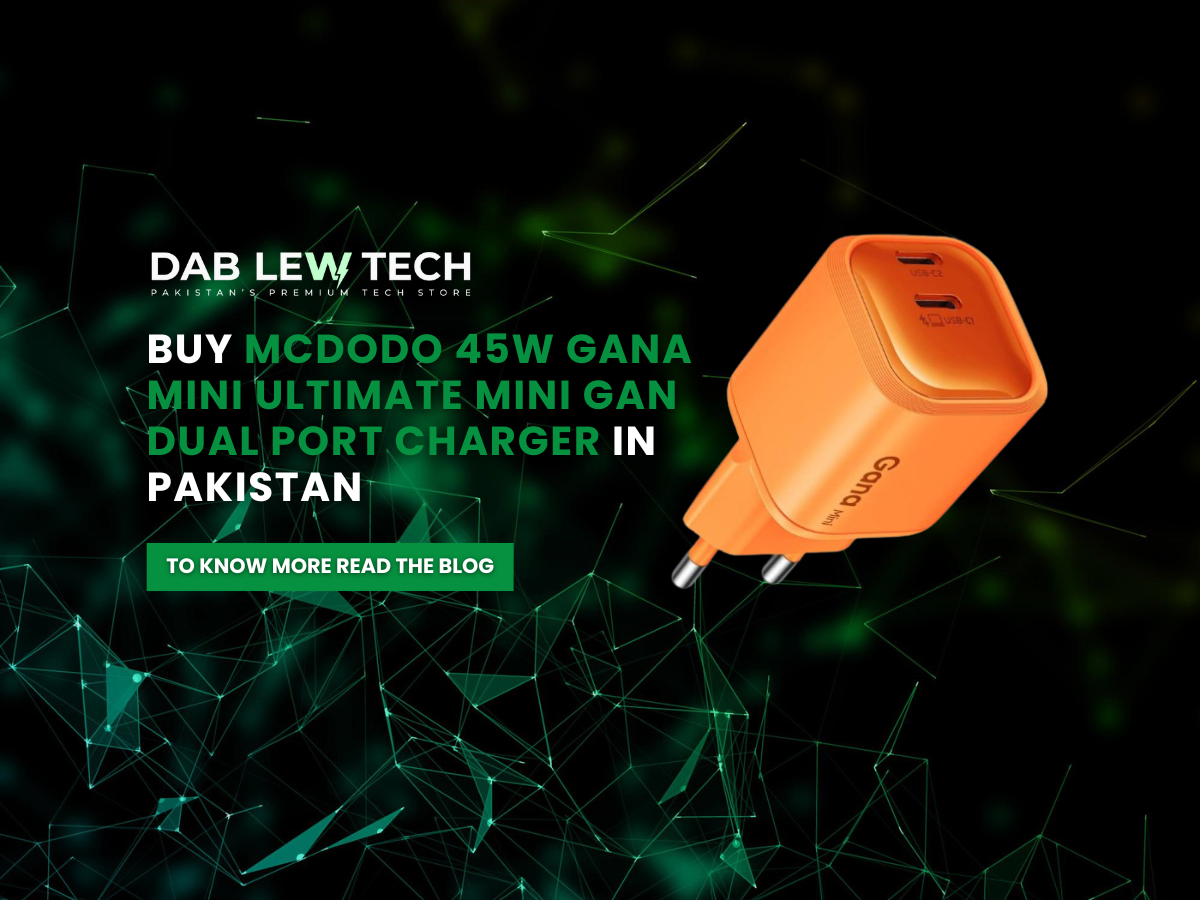 Buy Mcdodo 45W Gana Mini Ultimate Mini GaN Dual Port Charger in Pakistan