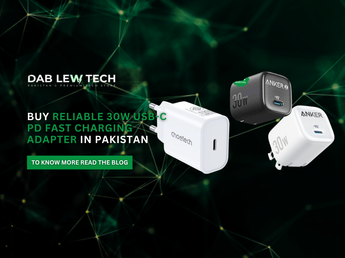 Buy Reliable 30W USB-C PD Fast Charging Adapter in Pakistan