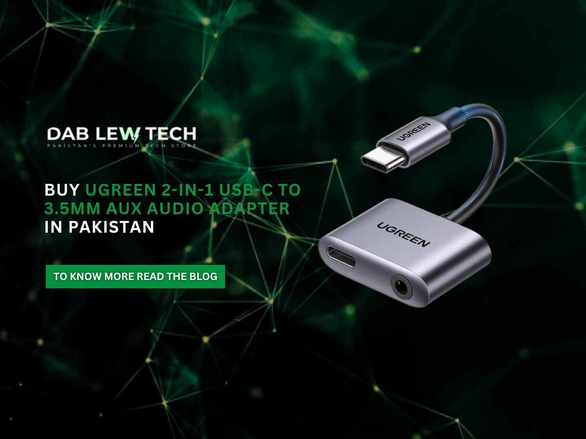 Buy UGREEN 2-in-1 USB-C to 3.5mm AUX Audio Adapter in Pakistan