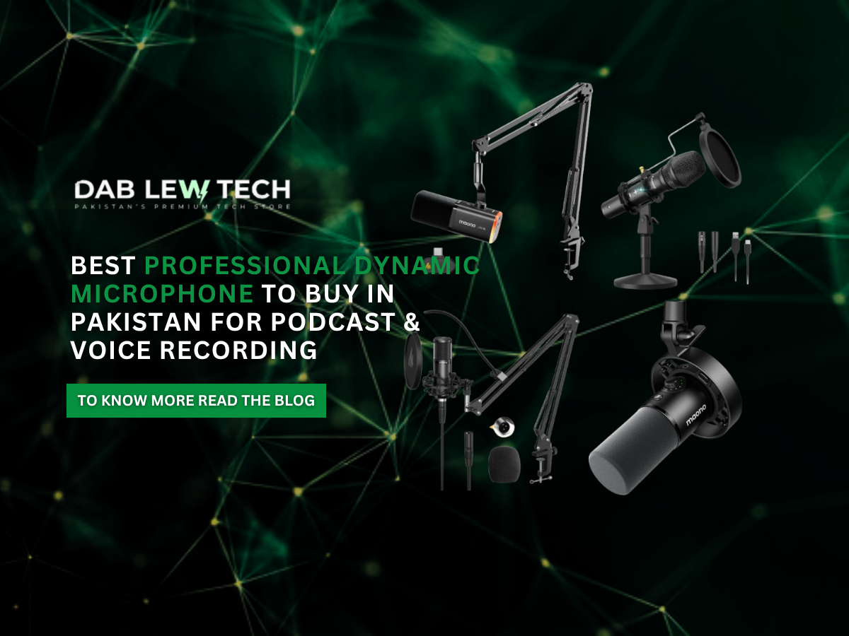 Best Professional Dynamic Microphone To Buy In Pakistan For Podcast & Voice Recording