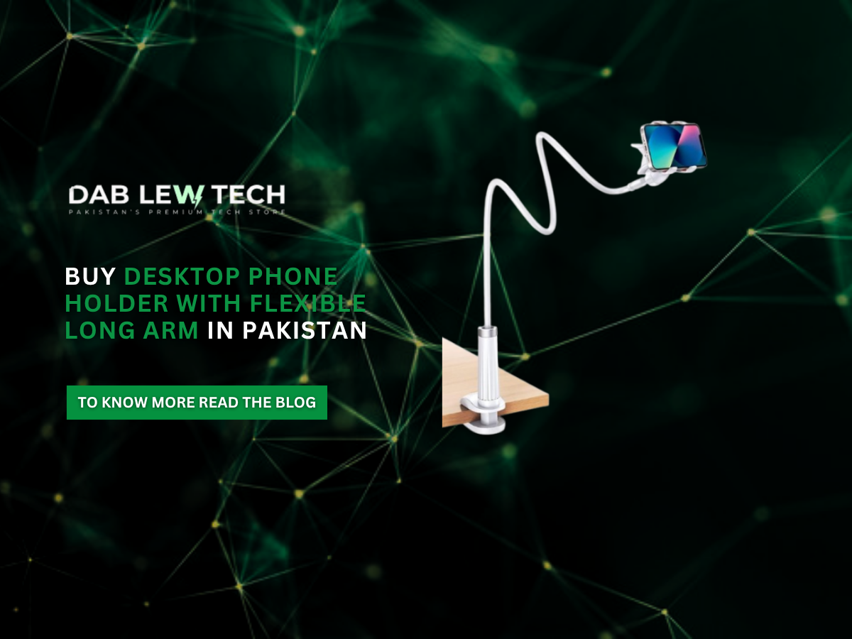 Buy Desktop Phone Holder with Flexible Long Arm in Pakistan