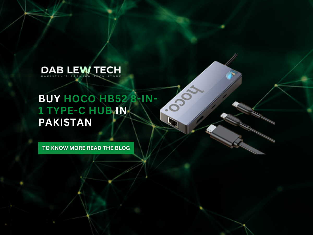Buy Hoco HB52 8-in-1 Type-C Hub in Pakistan