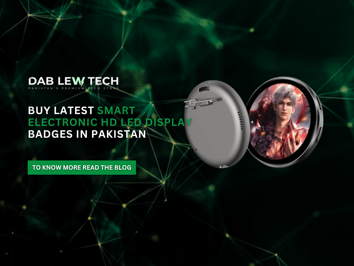 Buy Latest Smart Electronic HD LED Display Badges in Pakistan