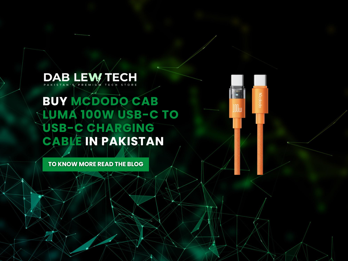 Buy Mcdodo Cab Luma 100W USB-C to USB-C Charging Cable in Pakistan