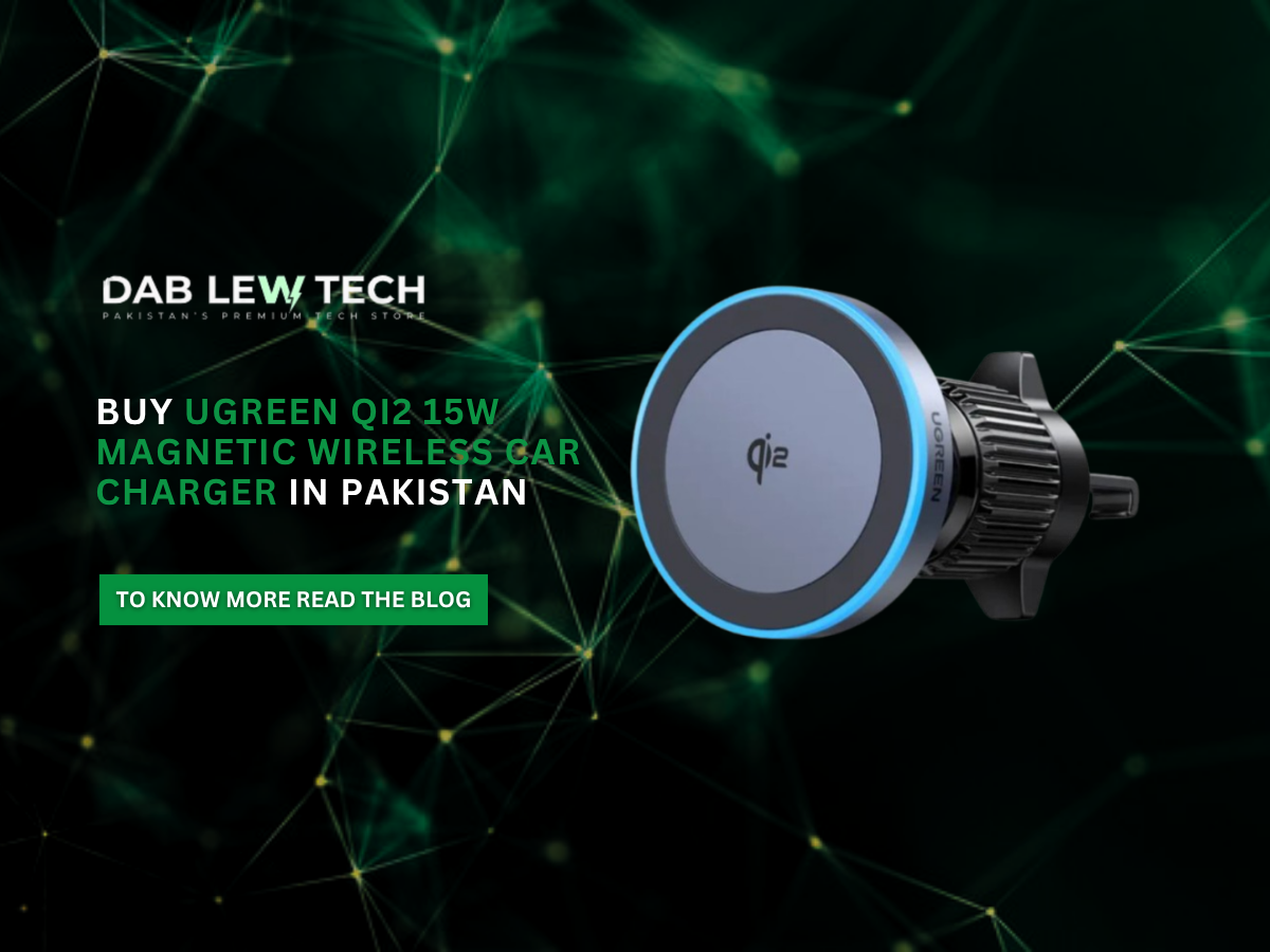 Buy UGREEN Qi2 15W Magnetic Wireless Car Charger in Pakistan