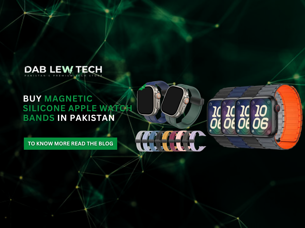 Buy Magnetic Silicone Apple Watch Bands in Pakistan