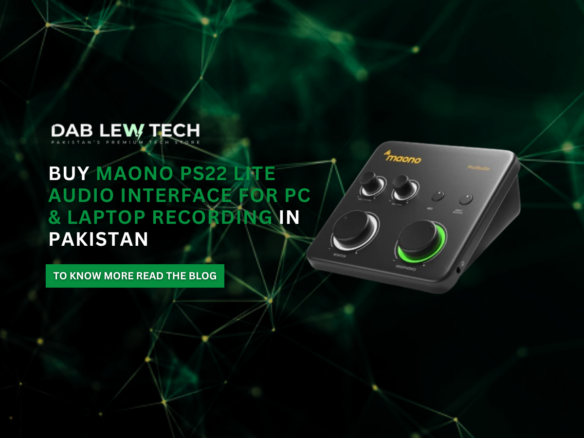 Buy Maono PS22 Lite Audio Interface for PC & Laptop Recording in Pakistan
