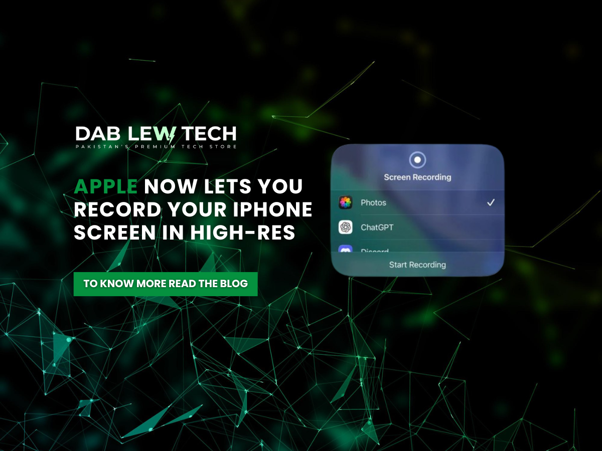 Apple now lets you record your iPhone screen in high-res