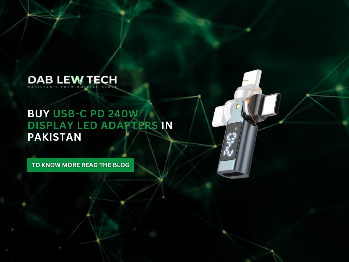 Buy USB-C PD 240W Display LED Adapters in Pakistan