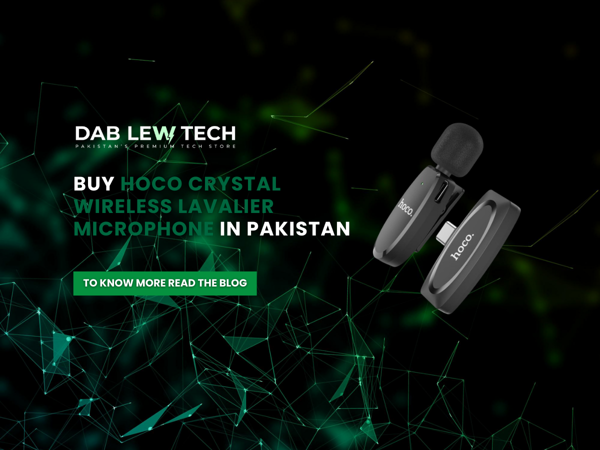 Buy Hoco Crystal Wireless Lavalier Microphone in Pakistan