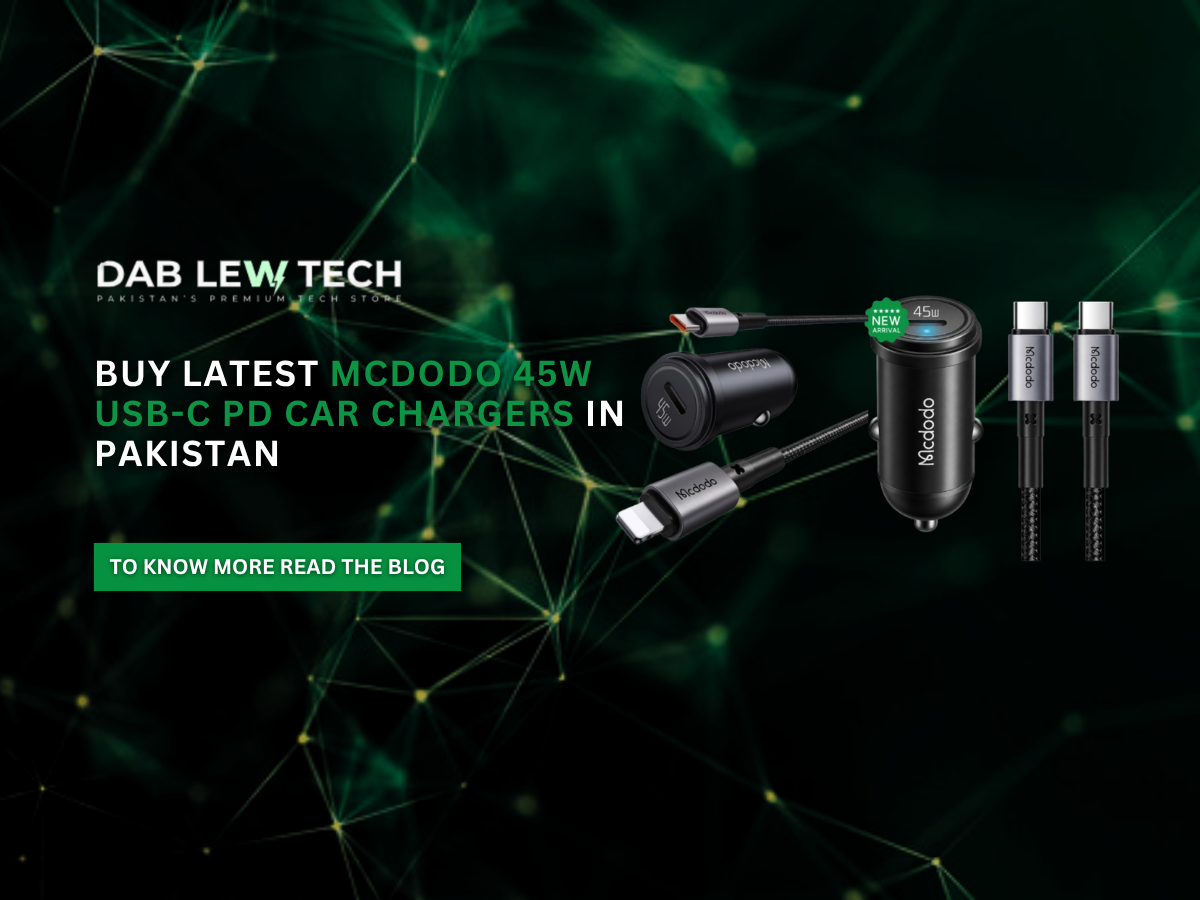 Buy Latest Mcdodo 45W USB-C PD Car Chargers in Pakistan