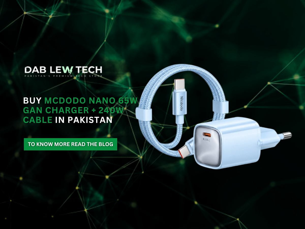 Buy Mcdodo Nano 65W GaN Charger + 240W Cable in Pakistan
