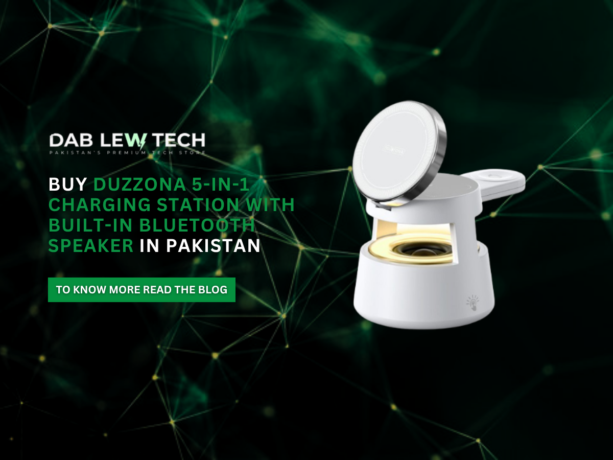 Buy Duzzona 5-in-1 Charging Station with Built-In Bluetooth Speaker in Pakistan