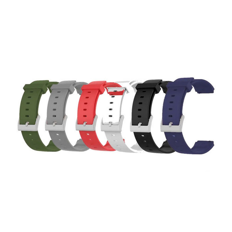 18mm Soft Silicone Replacement Strap for Mibro GS Pro and other Smart Watches