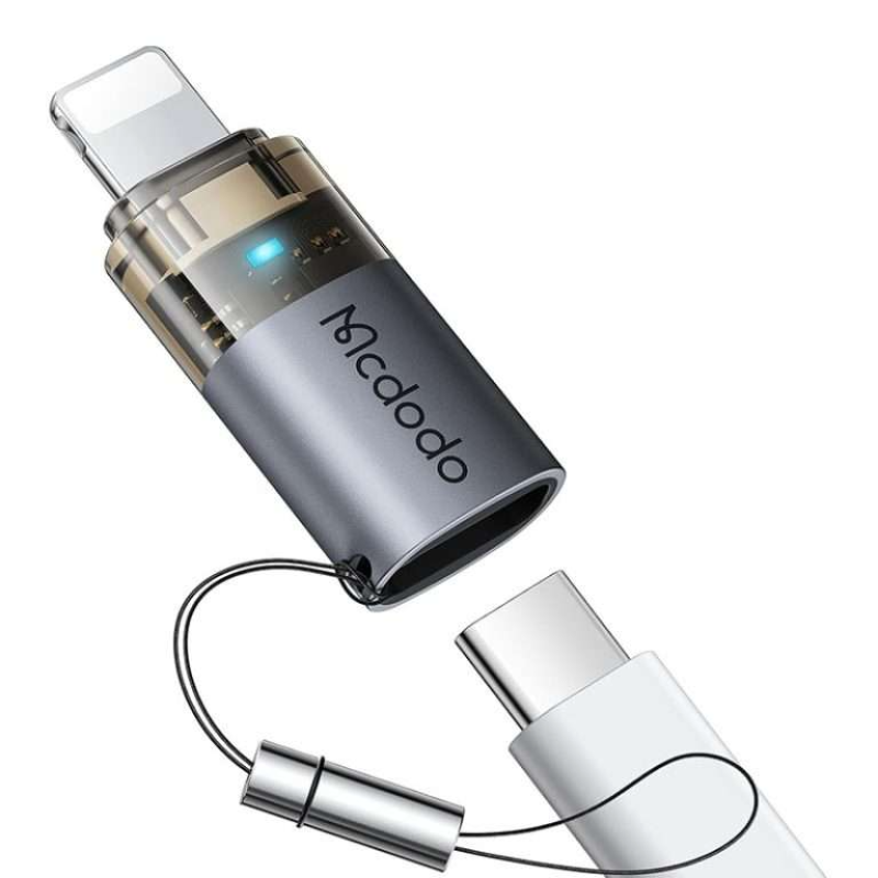 Mcdodo 36W USB-C to Lightning Adapter with Lanyard – CA-7630 – Grey