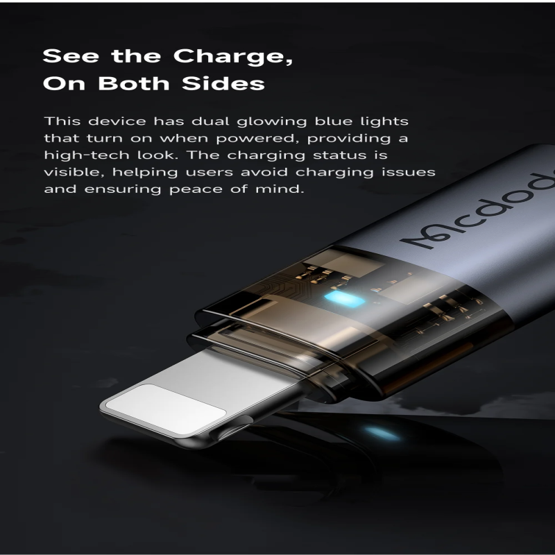 Mcdodo 36W USB-C to Lightning Adapter with Lanyard – CA-7630 – Grey
