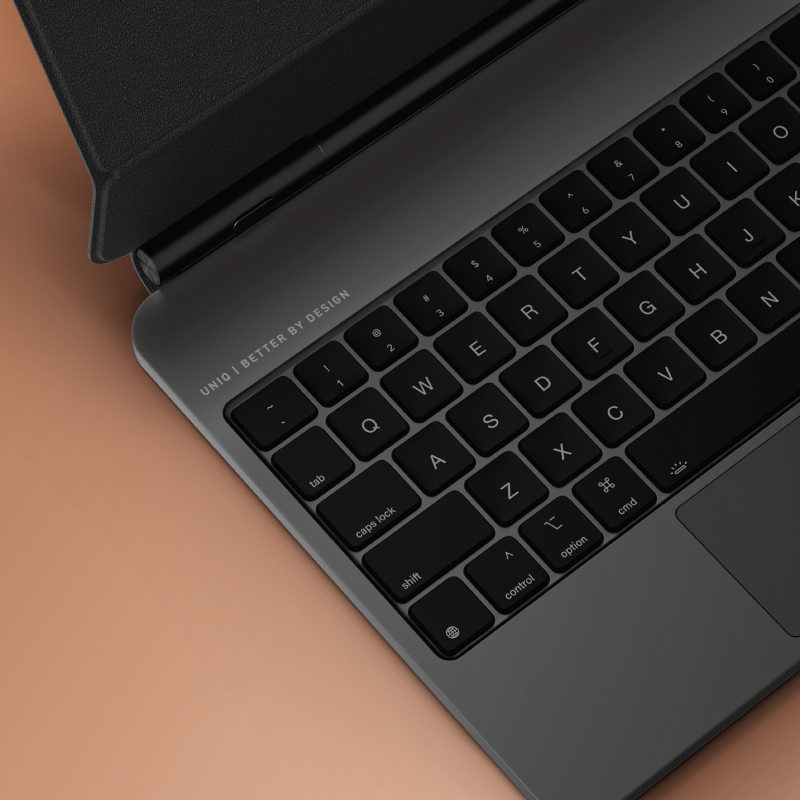 UNIQ Venno Pro Magnetic Smart Keyboard Folio for iPad Air 11 (M2–M3) & 10.9 (2022/20) | iPad Pro 11 (2022/21) – Caramel