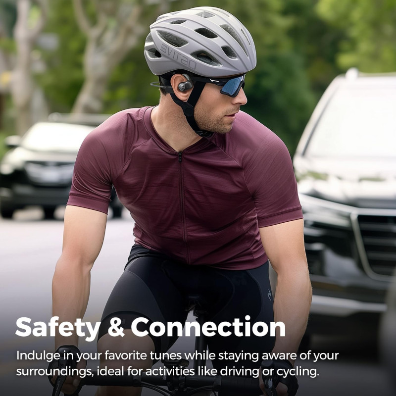 Soundpeats RunFree Lite2 Open-Ear Air Conduction Sport Blutooth Earphones – Black