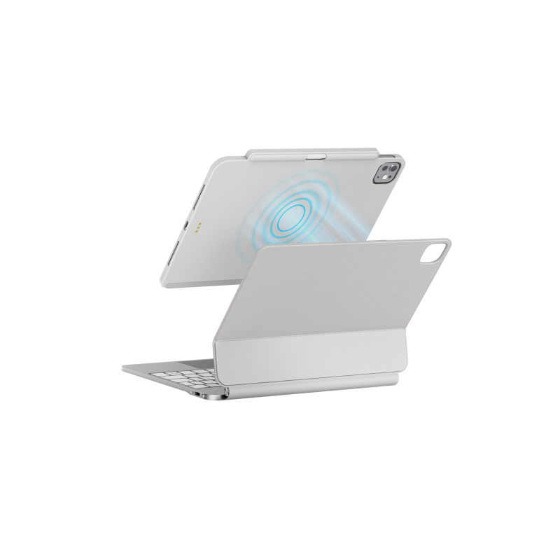 UNIQ Axel Snap Easy Magnetic Case for iPad Air 11 and iPad Pro 11 (M4) – Cloud White