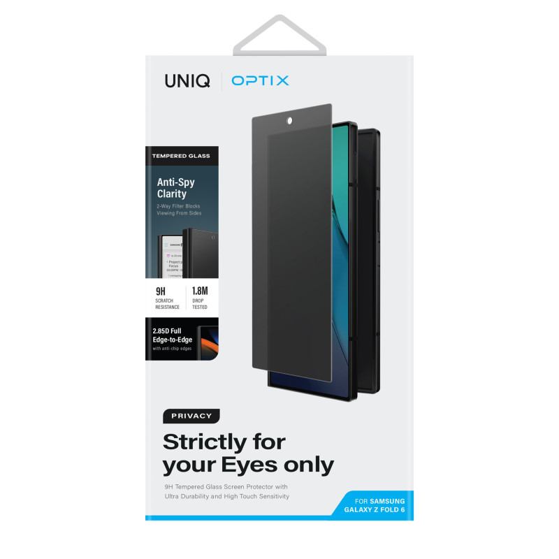 UNIQ Optix Privacy Glass Screen Protector for Samsung Galaxy Z Fold 7