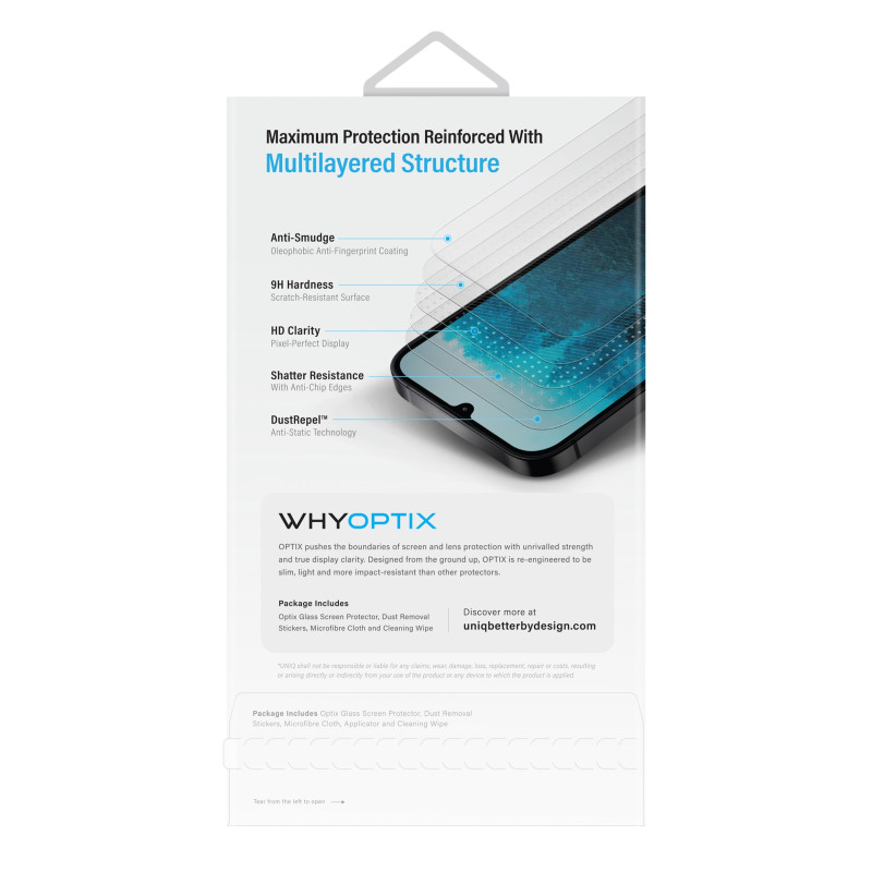 UNIQ Optix Privacy Glass Screen Protector for Samsung Galaxy Z Fold 7