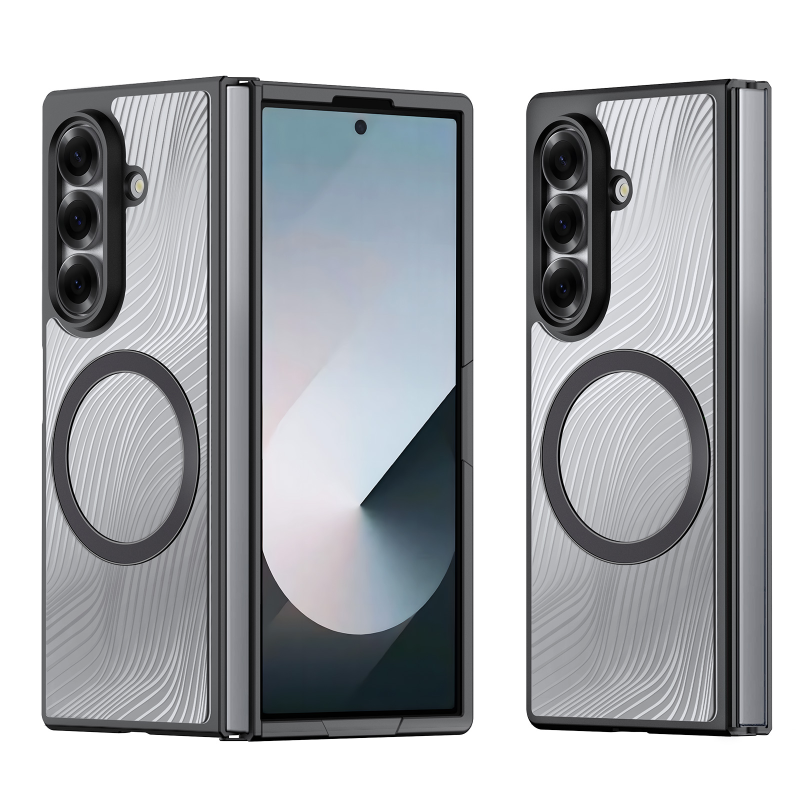 Aimo Mag Series Phone Case for Samsung Galaxy Z Fold 7 - Black
