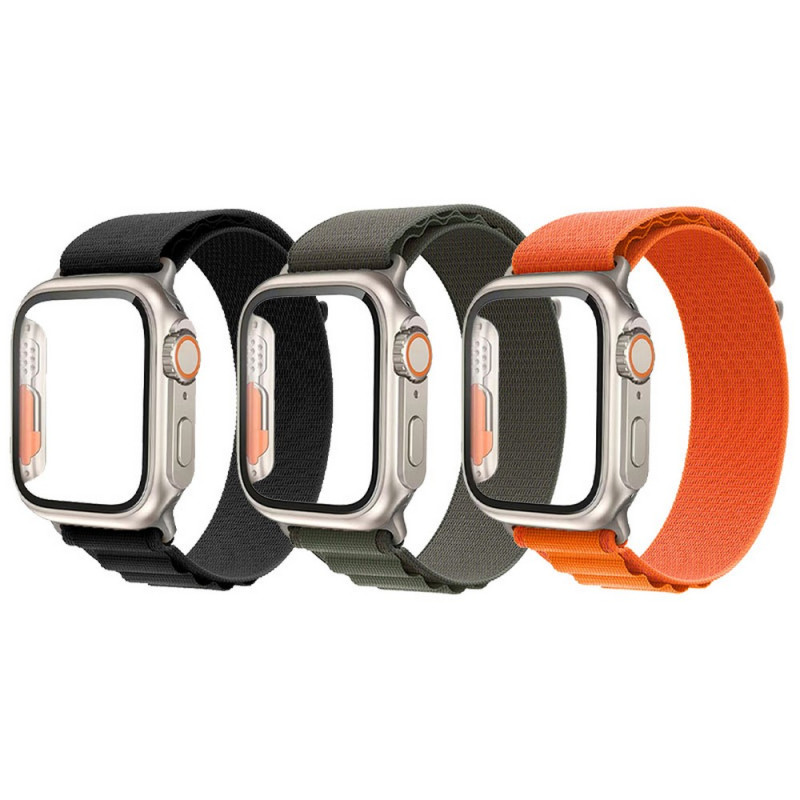 Apple Watch Upgrade Case for Series 4/5/6/SE 44mm with Alpine Loop Strap