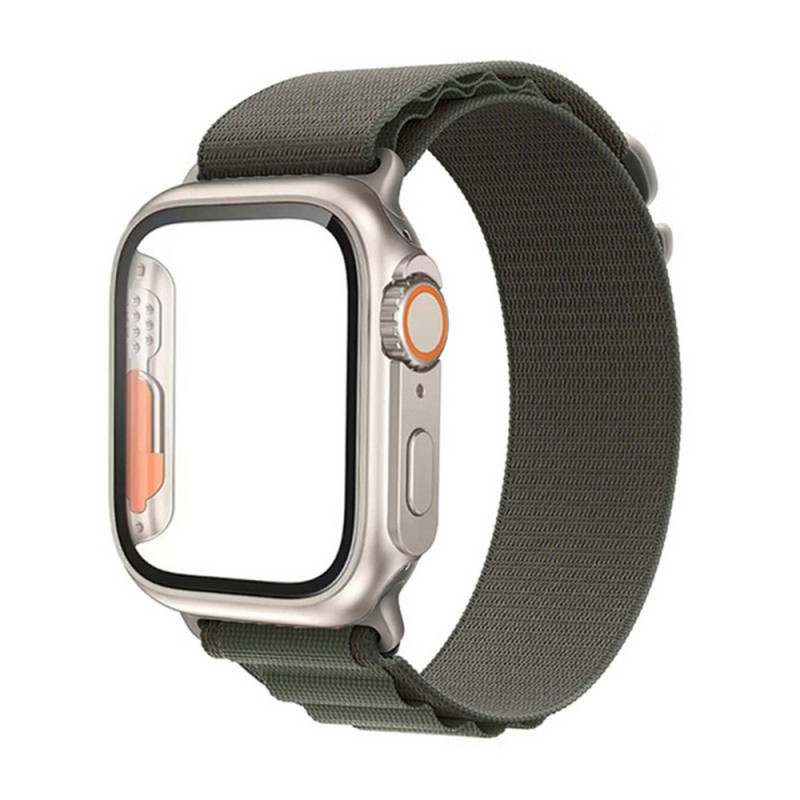 Apple Watch Upgrade Case for Series 4/5/6/SE 44mm with Alpine Loop Strap