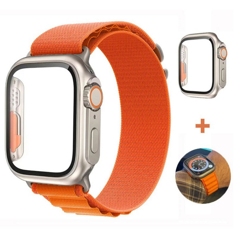 Apple Watch Upgrade Case for Series 4/5/6/SE 44mm with Alpine Loop Strap
