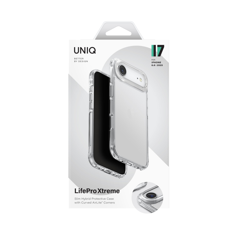 Uniq LifePro Xtreme Phone Case for iPhone 17 Air - Frost Clear
