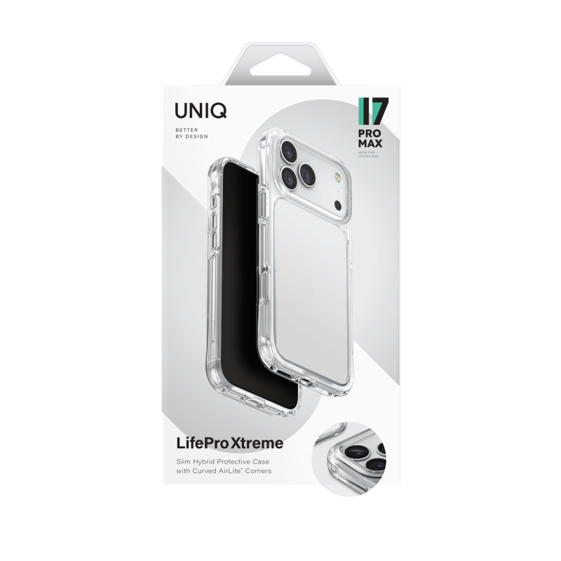 Uniq LifePro Xtreme Phone Case for iPhone 17 Pro Max - Frost Clear