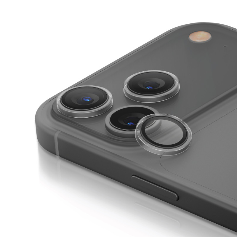 Optix ClearShield Camera Lens Protector for iPhone 17 Pro/ 17 Pro Max by Uniq - Black