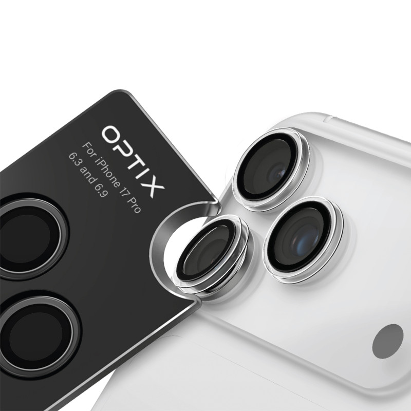 Optix ClearShield Camera Lens Protector for iPhone 17 Pro/ 17 Pro Max by Uniq - Black