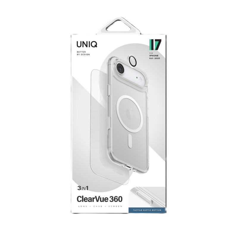 3 in 1 ClearVue 360 Essential Bundle Pack for iPhone Air by Uniq- Clear
