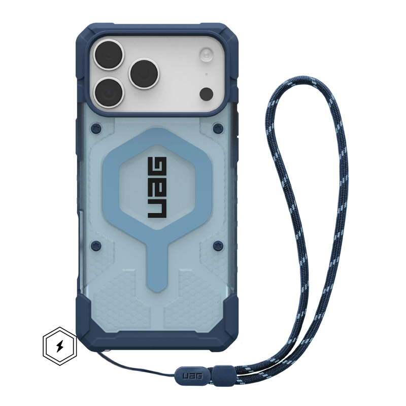 UAG iPhone 17 Pro Max Pathfinder Clear Series Phone Case with Lanyard